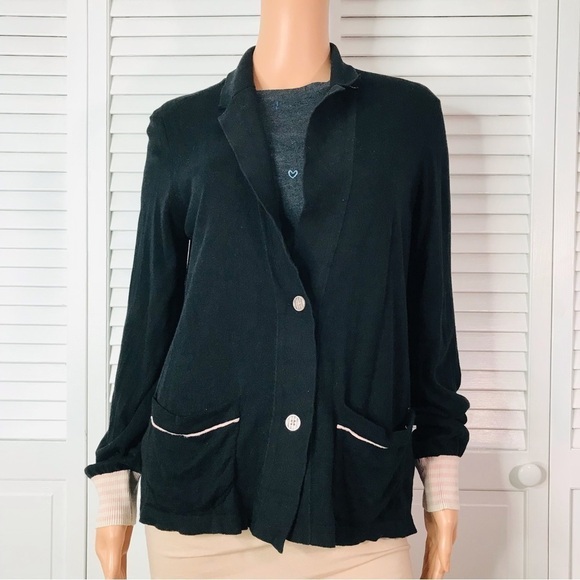 MARC BY MARC JACOBS Black Cardigan Sweater Size Large - Picture 1 of 9